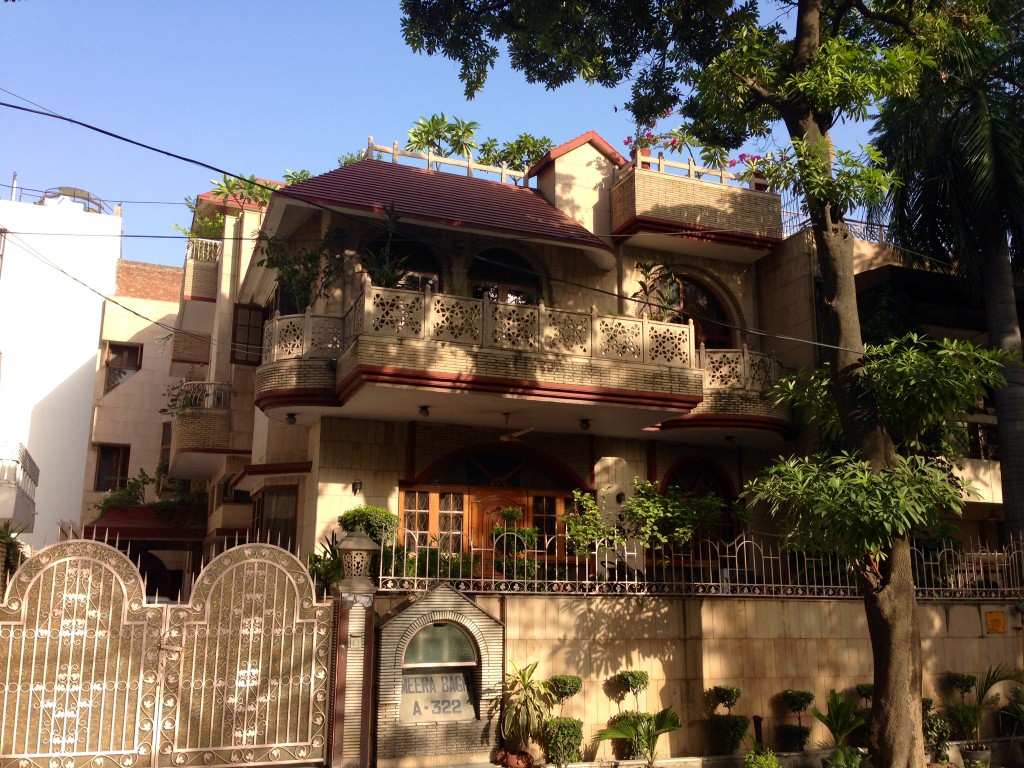 Das Haus meiner Familie im Norden Neu-Delhis in einer beschützten Nachbarschaft. 
