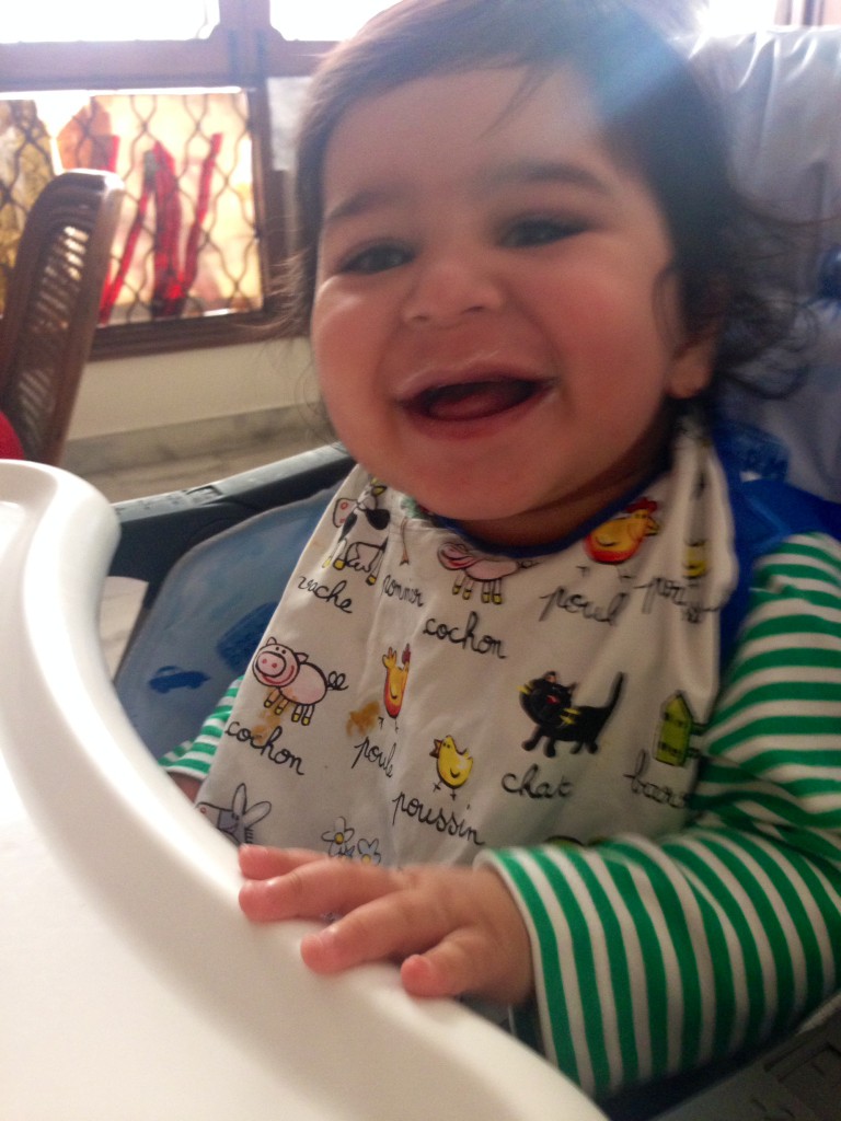 Einfach zum Anbeißen... Meine Familie findet er soll mich Tante nennen, ich persönlich bin davon noch nicht sehr überzeugt. Auch wenn quasi jeder 'aunty' in Indien genannt wird, fühle ich mich doch so relativ alt. 